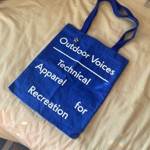Outdoor Voices tote bag